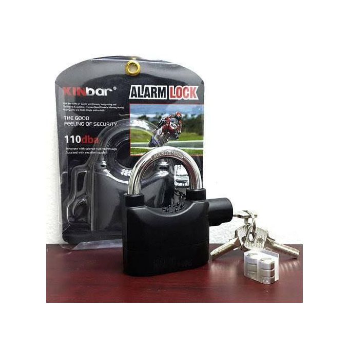 Anti Theft Motion Sensor Alarm Lock for Home/Office/Bikes Security Lock