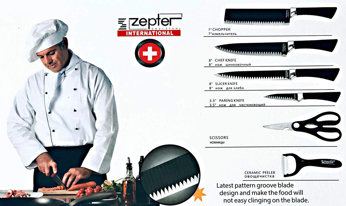 Zepter 6 Pcs Knife Set for Kitchen (international)