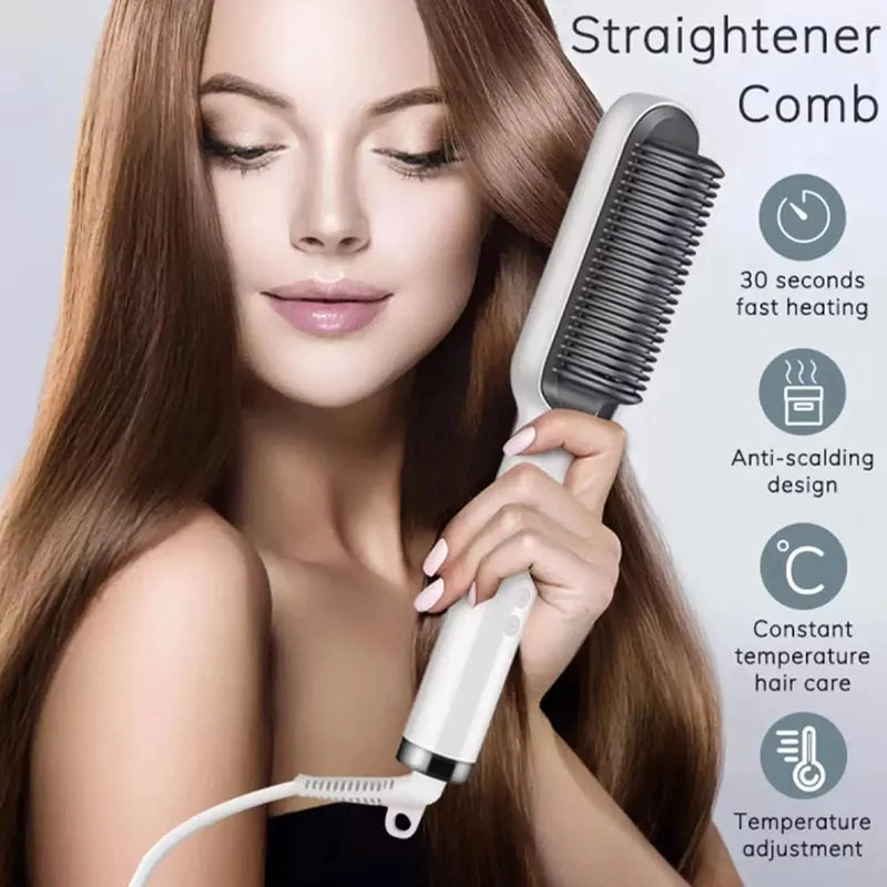 Electric Hair Straightener Brush