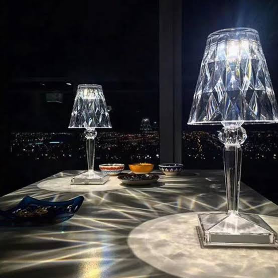 Diamond Table Lamp, USB Charging Totch Lamp