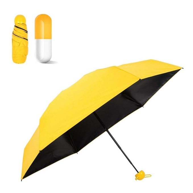 Multi Color Foldable Mini Cute Capsule Umbrella