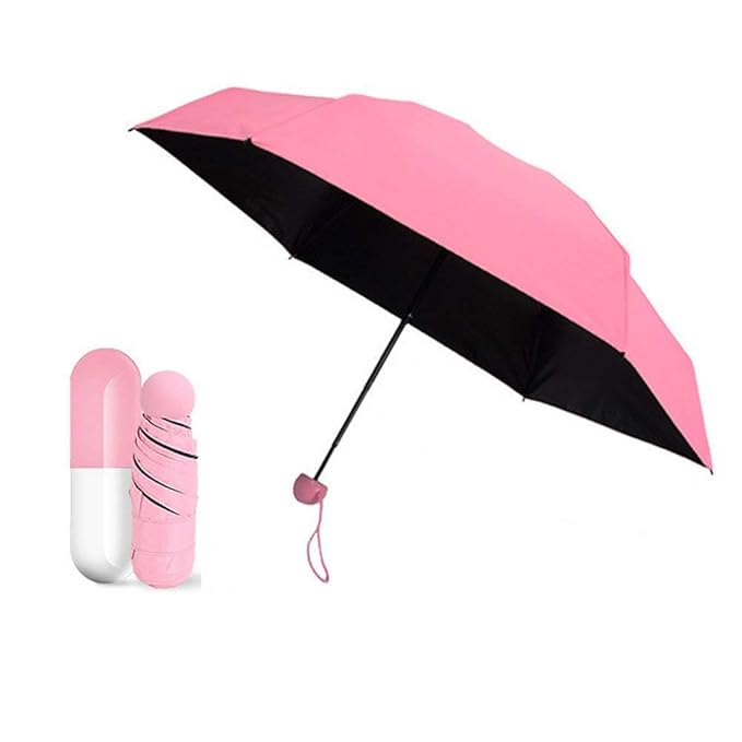 Multi Color Foldable Mini Cute Capsule Umbrella