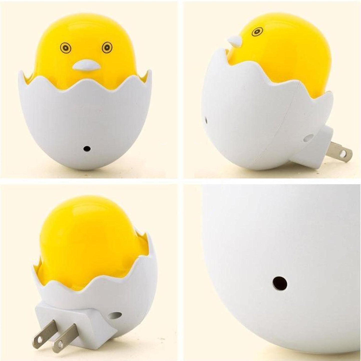 Best Quality Small Yellow Duck Shaped LED Night Light with Light Sensor