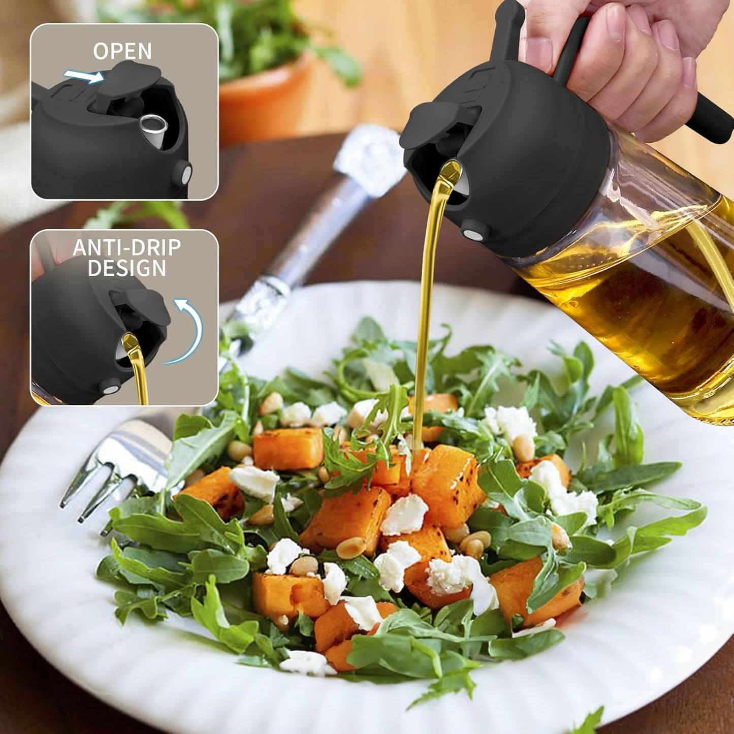 2 in 1 Oil Dispenser and Oil Sprayer