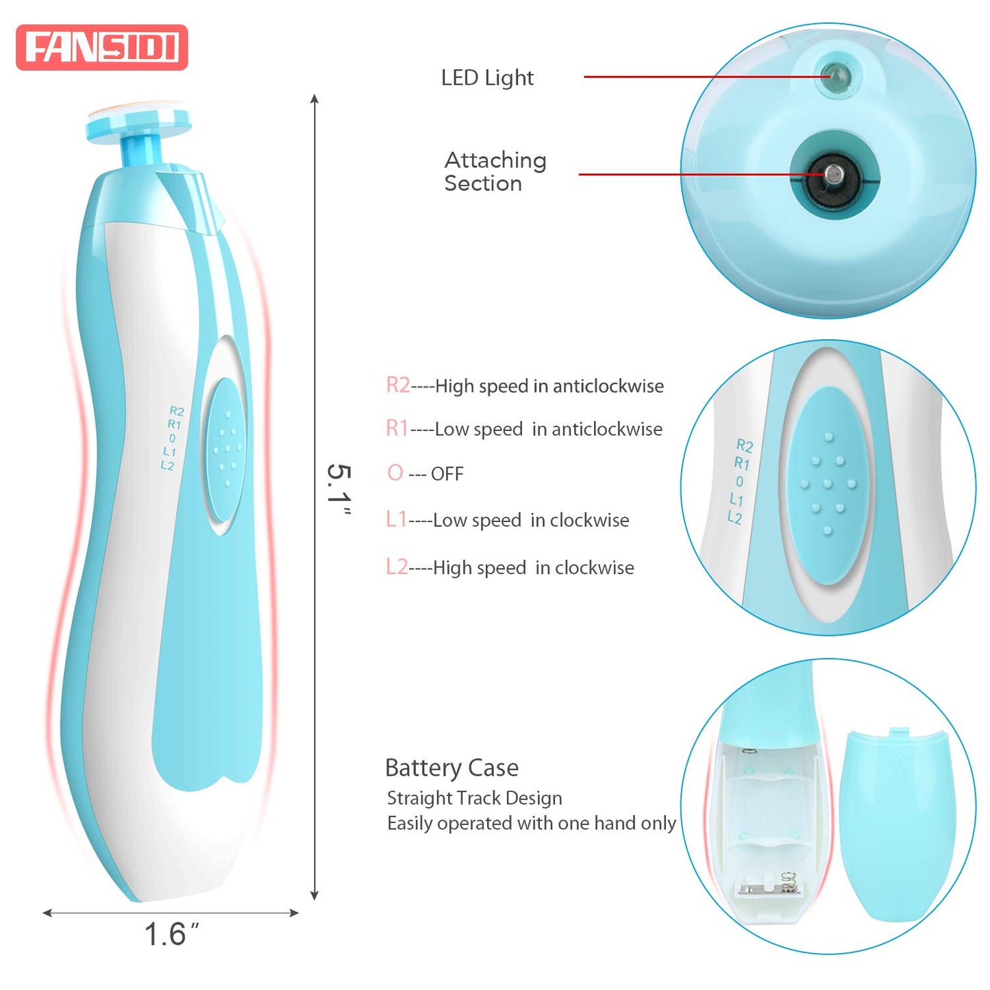 Electric Baby Nail Trimmer