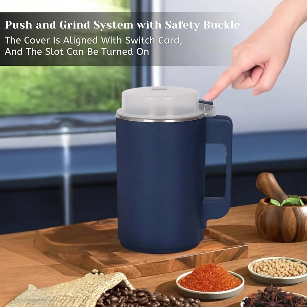 Electric Spice Grinder Fine Powder, Coffee Grinder Machine for Home