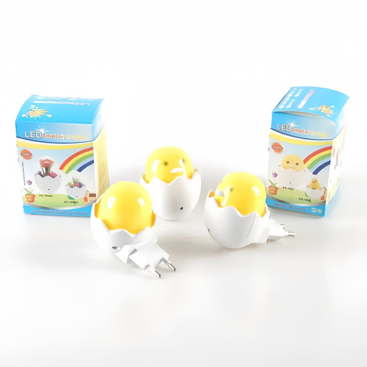 Best Quality Small Yellow Duck Shaped LED Night Light with Light Sensor