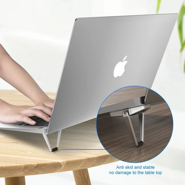 Metal Foldable Portable Laptop Stand (2 pcs)
