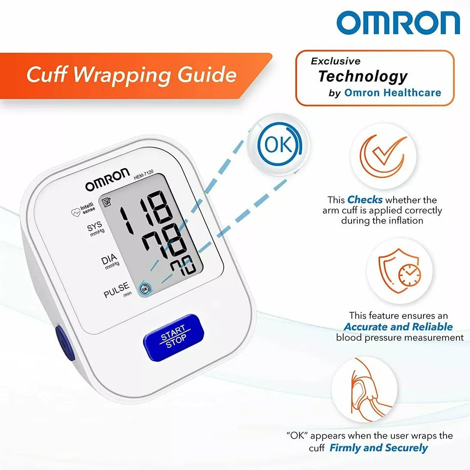 Automatic Blood Pressure Monitor Omron HEM 7120