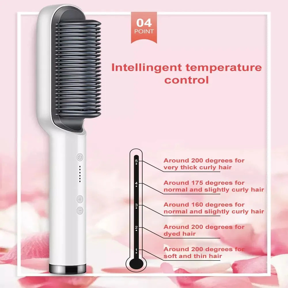 Electric Hair Straightener Brush