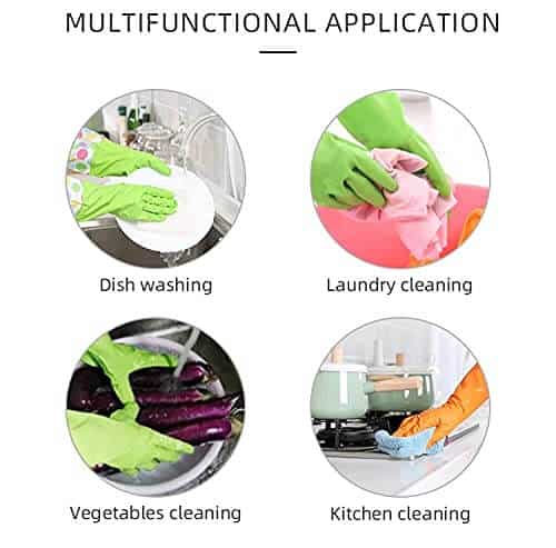 PVC Kitchen Hand Gloves - 2 pcs