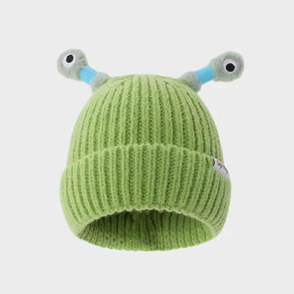 Cute Glowing Little Knit Hat with Little Monster