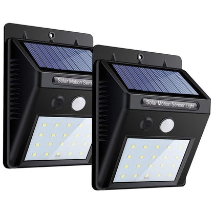 সোলার চার্জিং LED সেন্সর লাইট