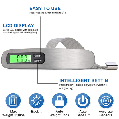 Portable Digital Hook Weight Scale