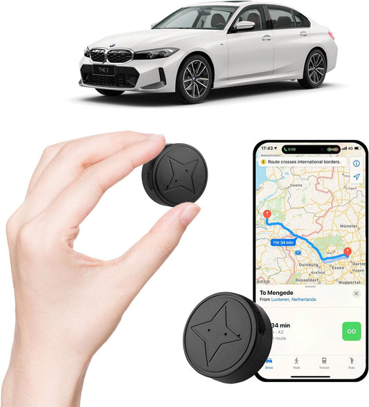Mini GPS Tracker for Vehicles, Strong Magnetic Vehicle GPS Anti-Lost Tracker