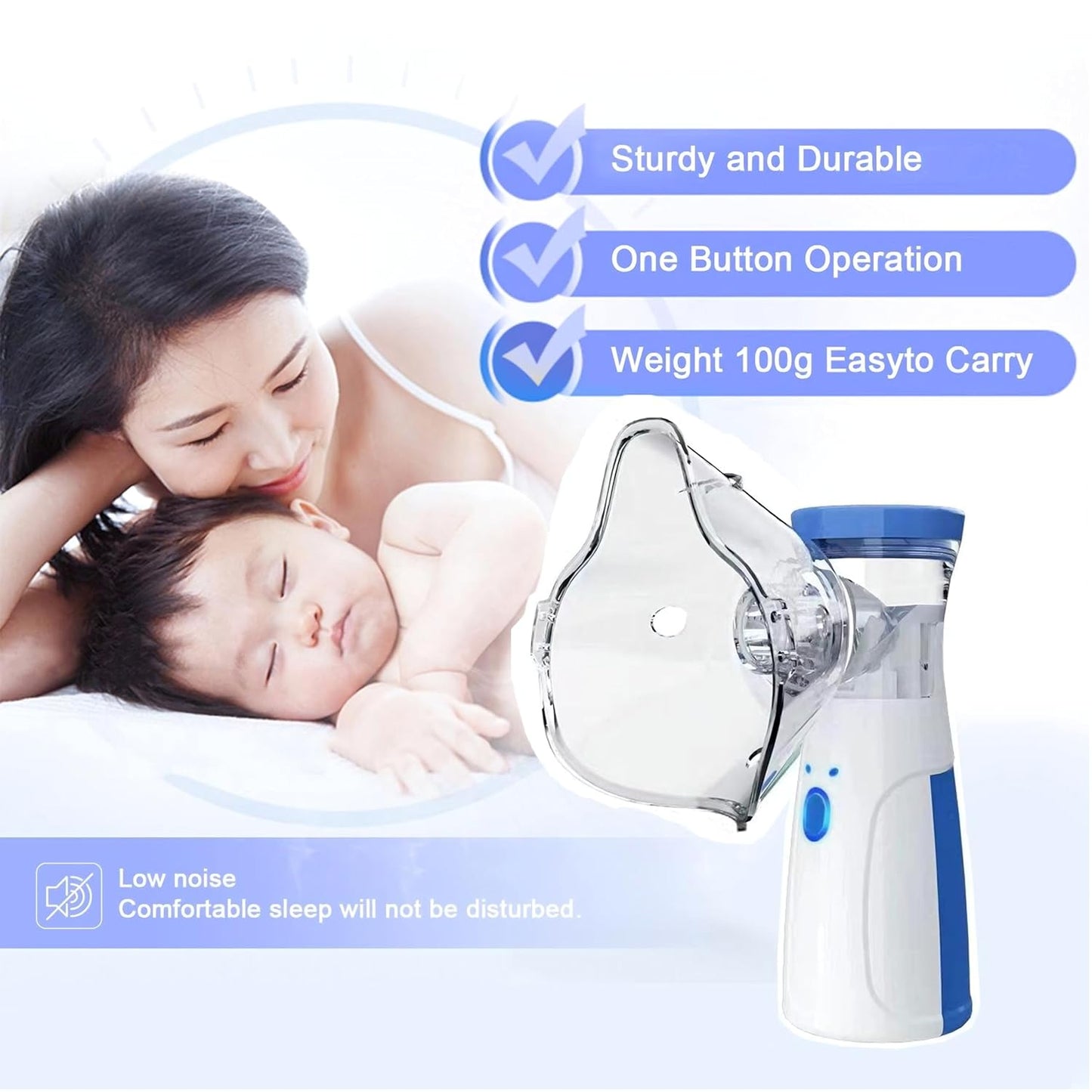 Smart Handheld Nebulizer for Adults & Children (Medical Approved)