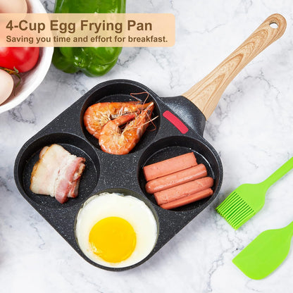 Cup Egg Frying Pan for Breakfast, Pancake, Hamburger & Sandwiches