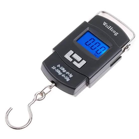 Portable Electronic Scale - Digital Weight Machine 50KG (Black)