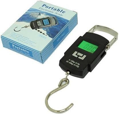 Portable Electronic Scale - Digital Weight Machine 50KG (Black)