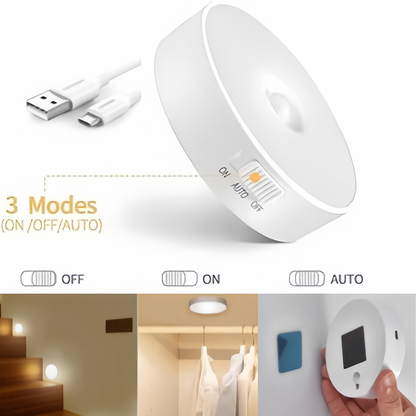 Motion Sensor Body Induction Light USB rechargeable
