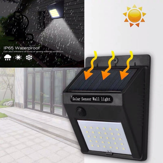 সোলার চার্জিং LED সেন্সর লাইট
