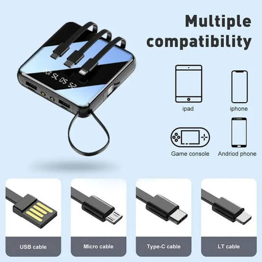 স্মার্ট মিনি পাওয়ার ব্যাঙ্ক (20000mAh)