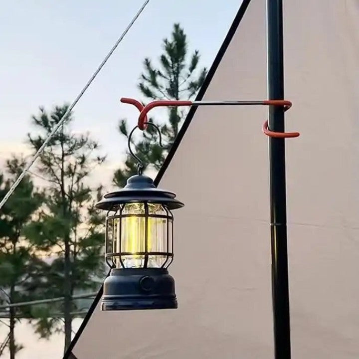 Outdoor Waterproof Camping Light USB Recharge Portable Lanterns Emergency Retro Lamp